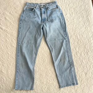 AMERICAN APPRAEL- light wash denim, made in USA